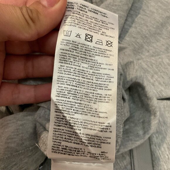 A|X Armani Exchange Men's Short Sleeve Gray Logo Polo Shirt Size Medium golf - Picture 7 of 16